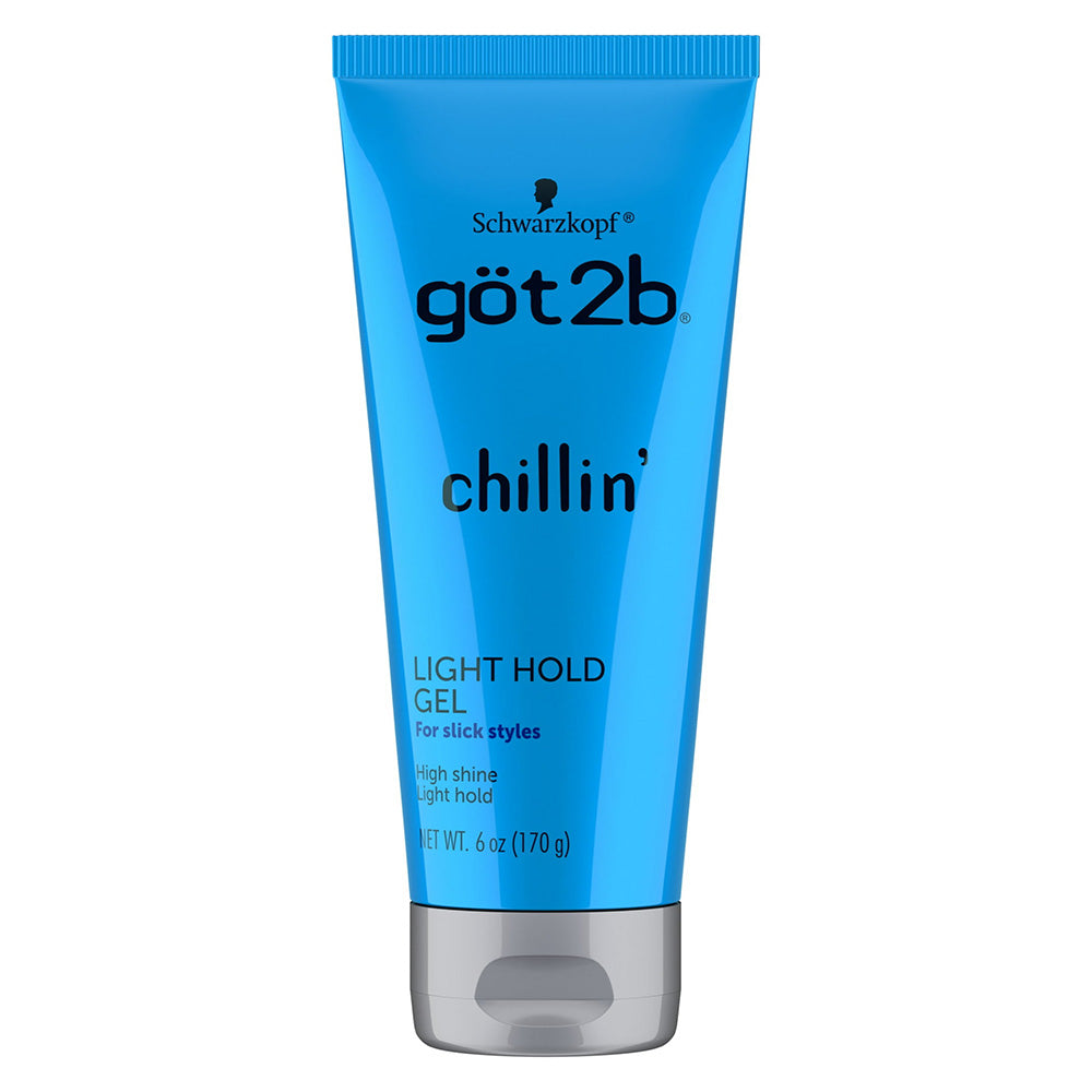 Got2b Chillin Light Hold Hair Gel for Slick Styles 6Oz (170g)
